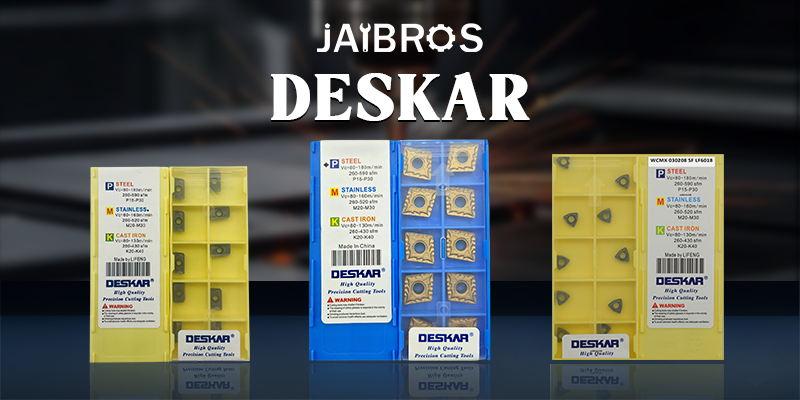 Deskar Inserts for CNC Machining | Durable & High Precision – Jaibros