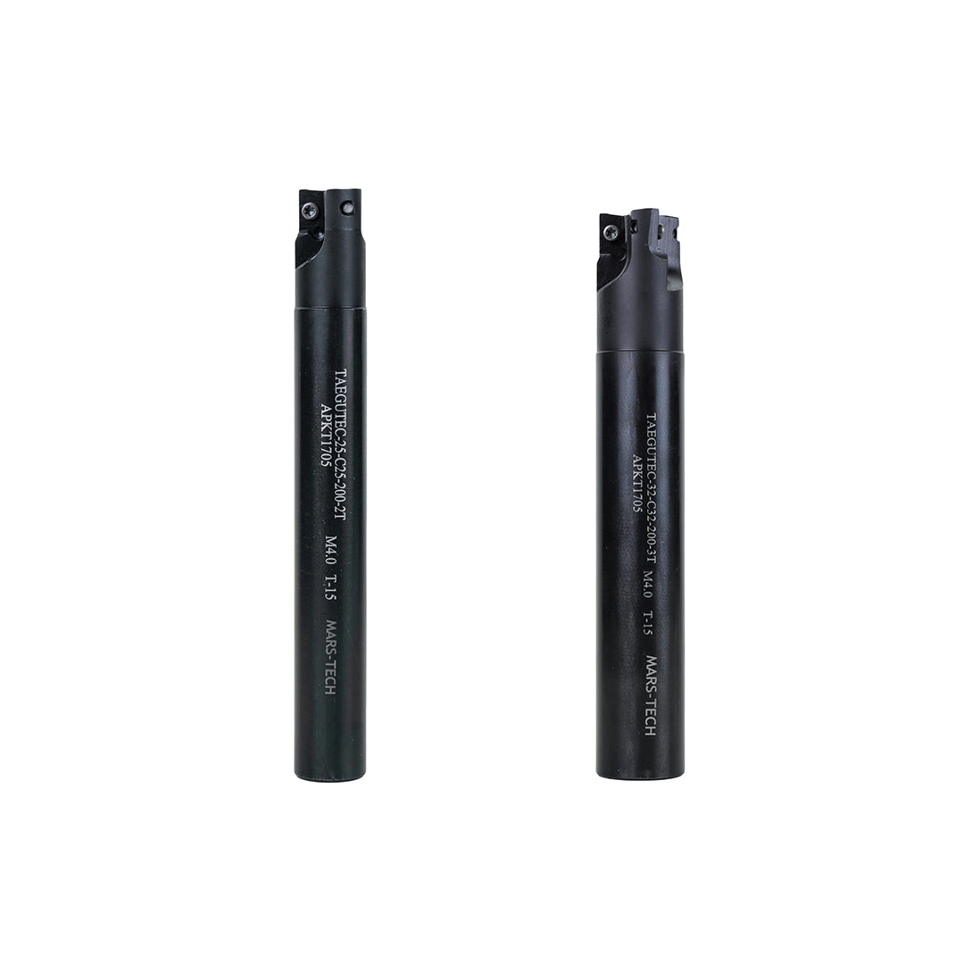 Two black cylindrical products