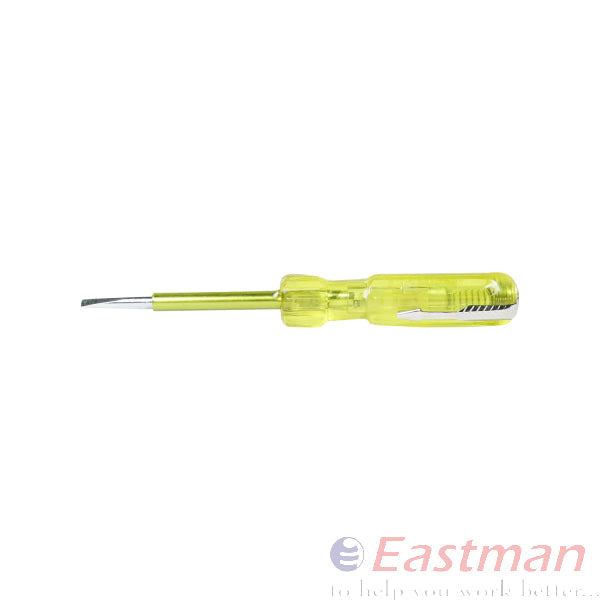 Screw Driver With Neon Bulb(500 V),Magnetic Tip ,Transparent, Acetate Handle ,Length125, E-2105