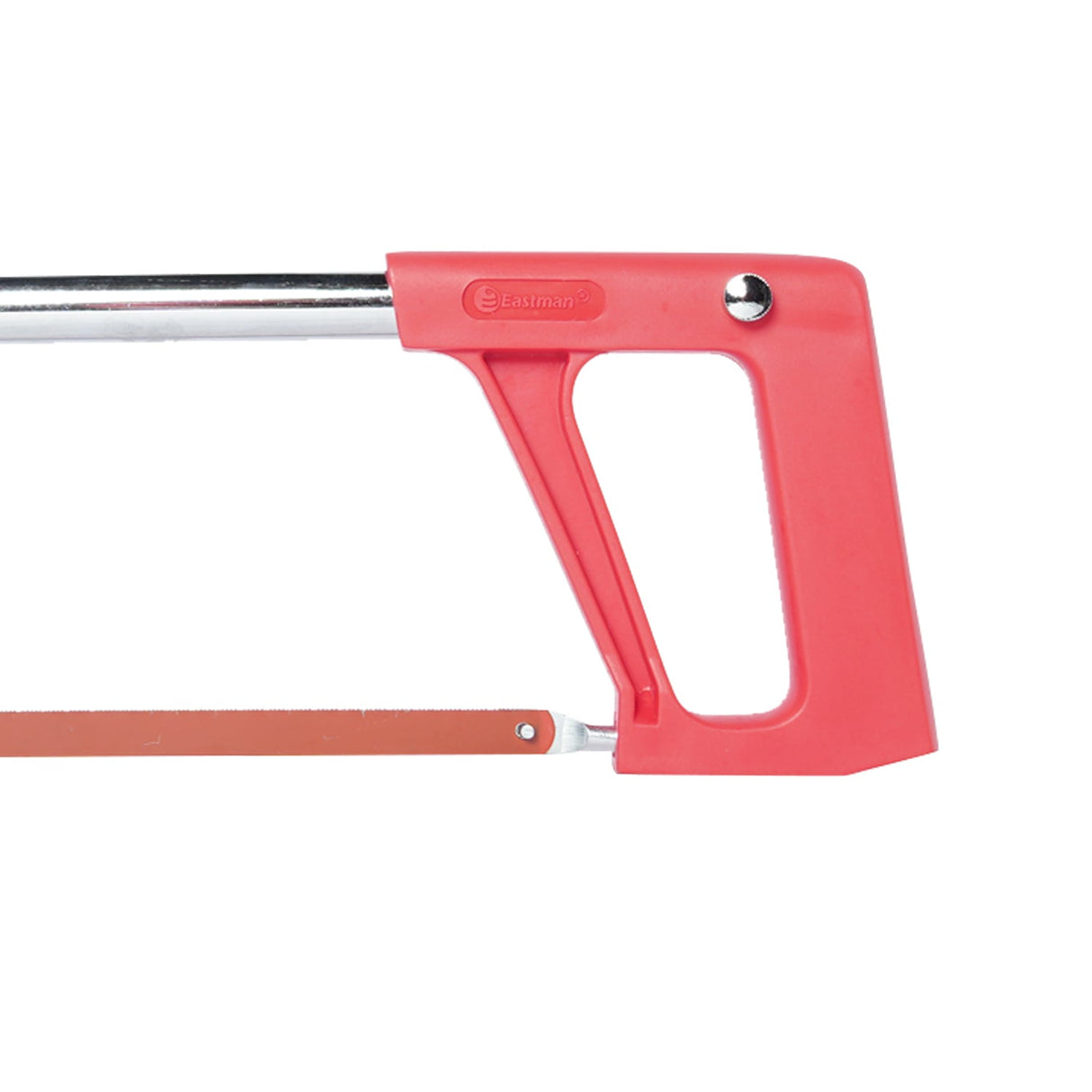 Hacksaw with red handle