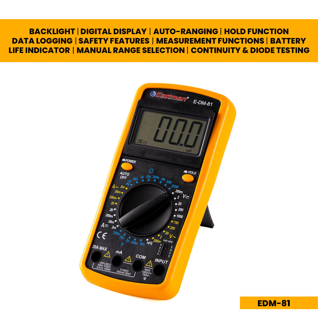 Digital Multimeter, DC Voltmeter And Ohm Volt