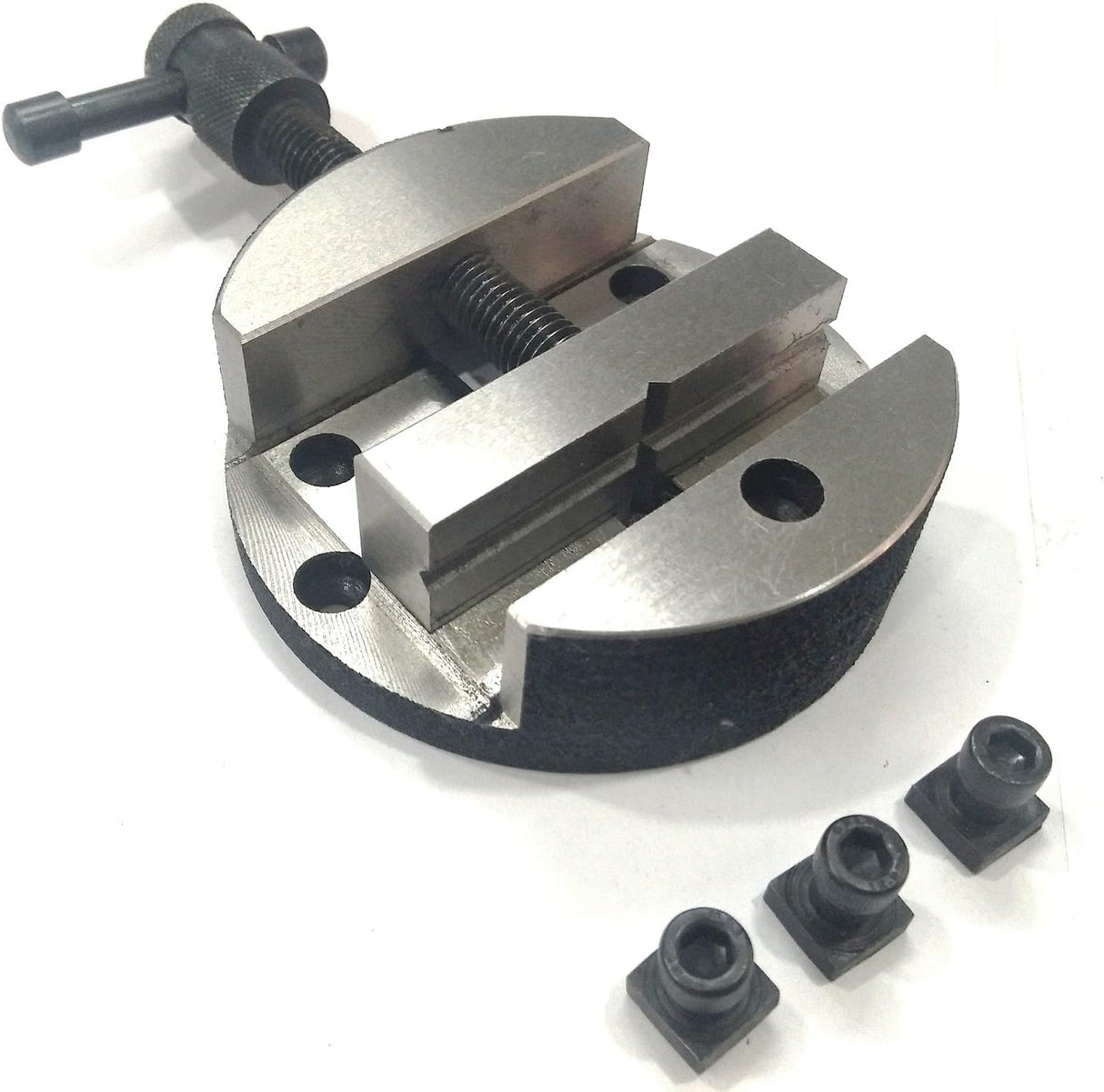 Milling Indexing 4"/100 mm Rotary Table Horizontal Vertical with Suitable Round Vices & Clamp Kits