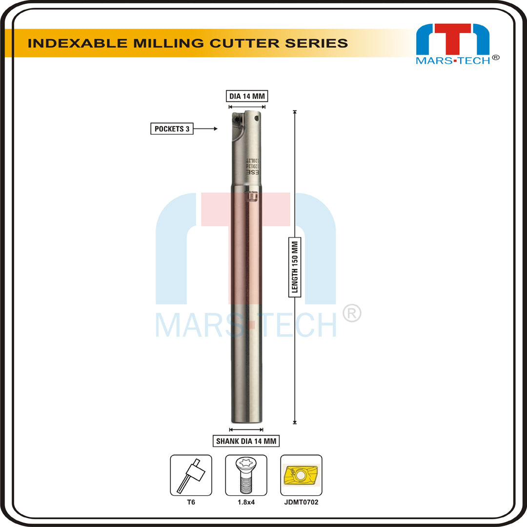10/12 mm cutter suitable to JDMT07 Hitachi Brand Insert pack of 1