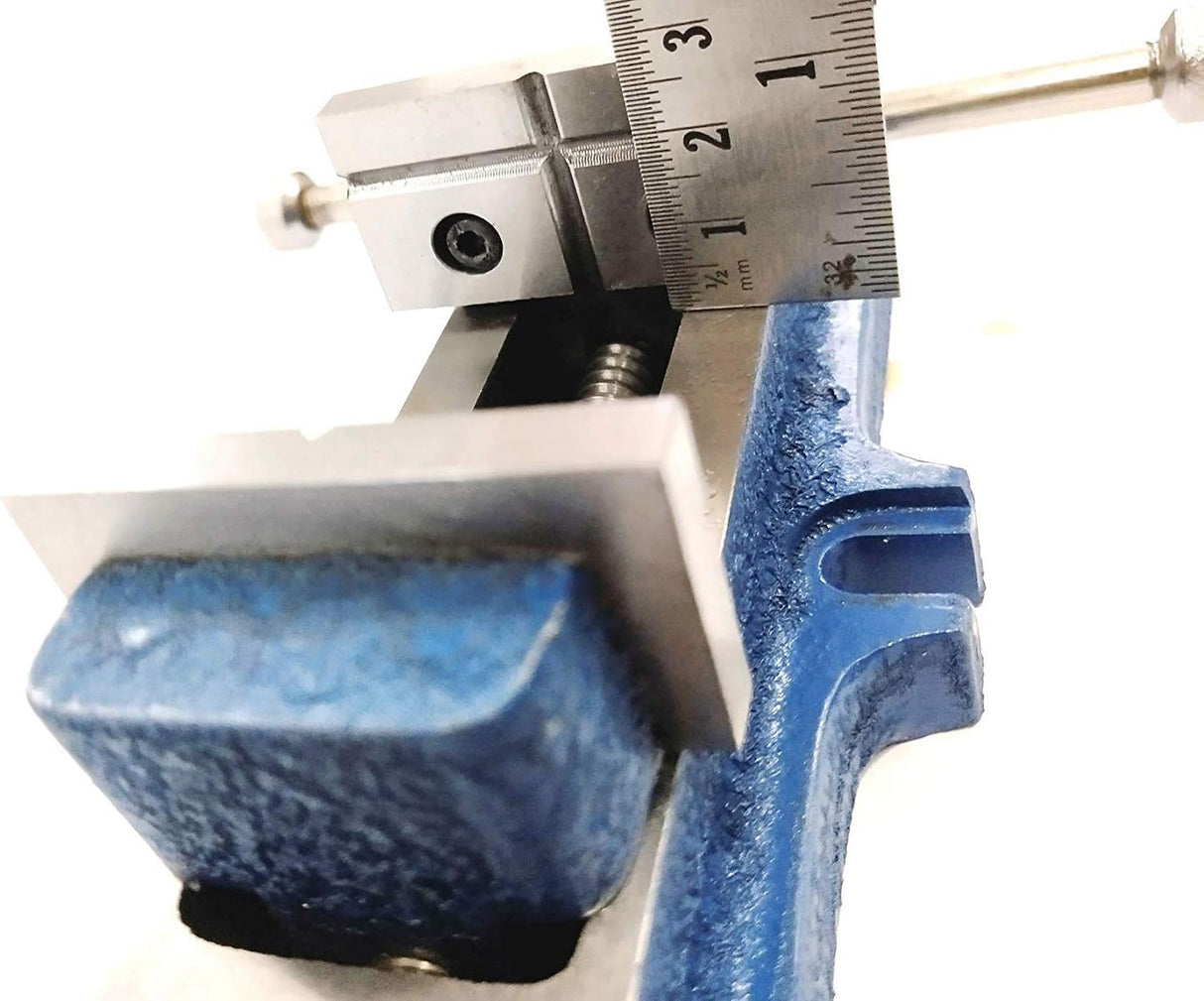 Metal plate with two bolts