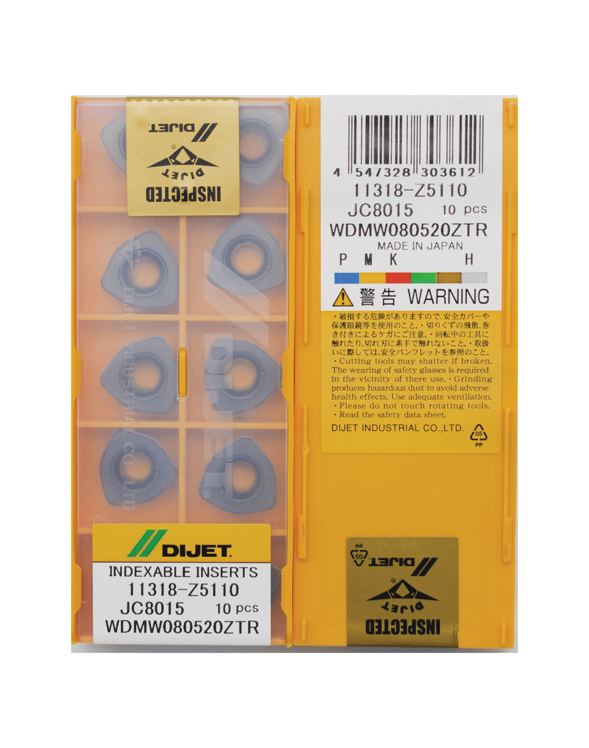 WDMW high feed insert