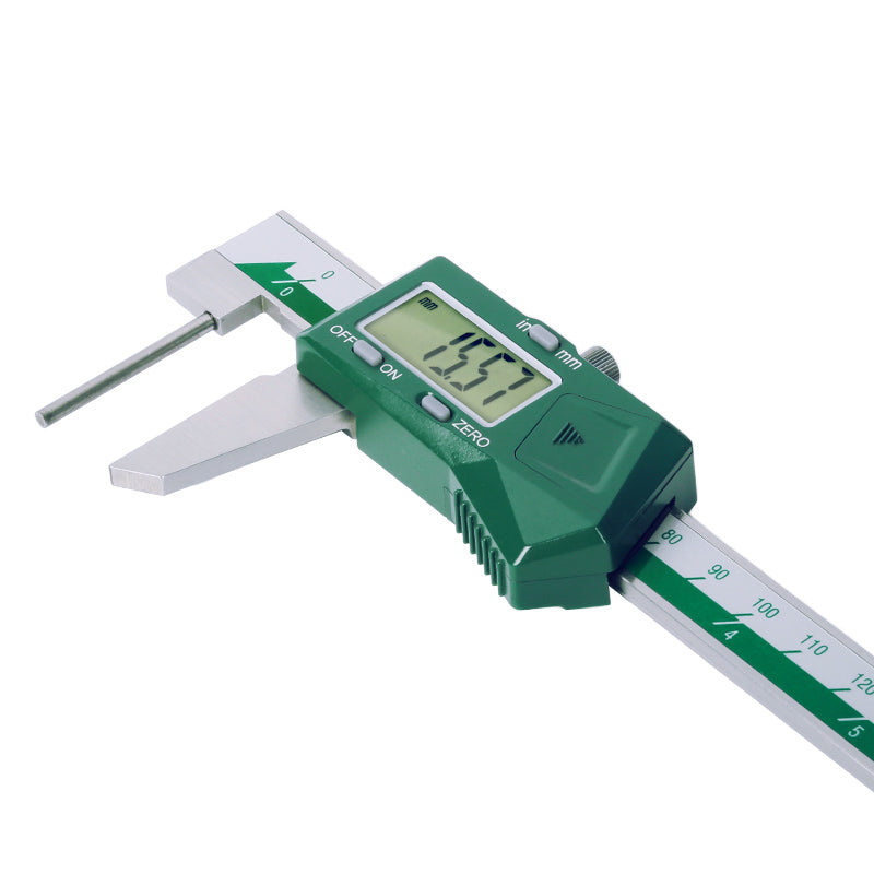 Close-up of digital caliper