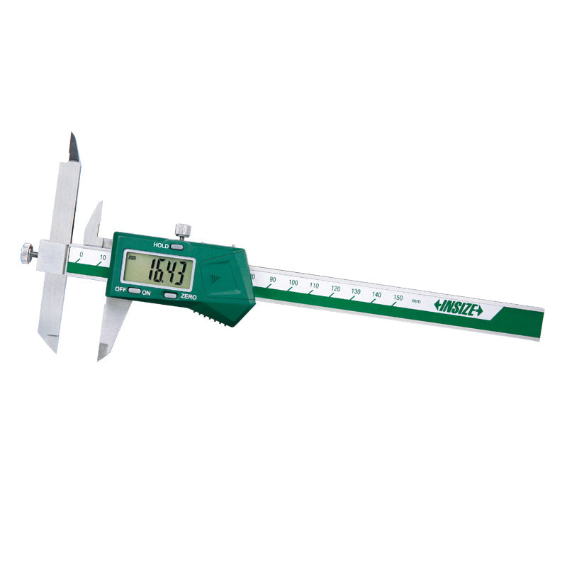 Digital tube thickness caliper tool