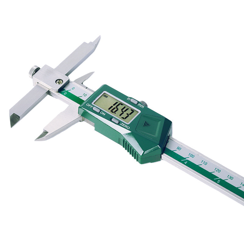 Digital tube thickness caliper tool
