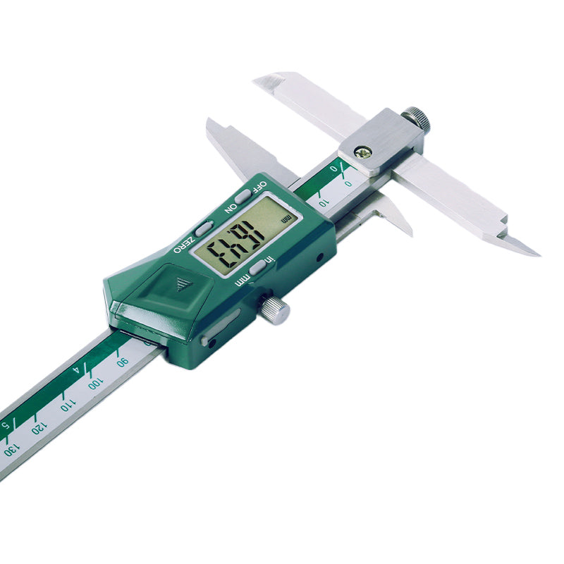 Digital tube thickness caliper tool