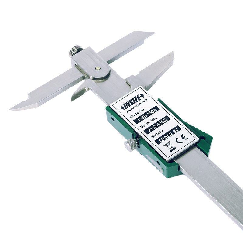 Digital tube thickness caliper tool