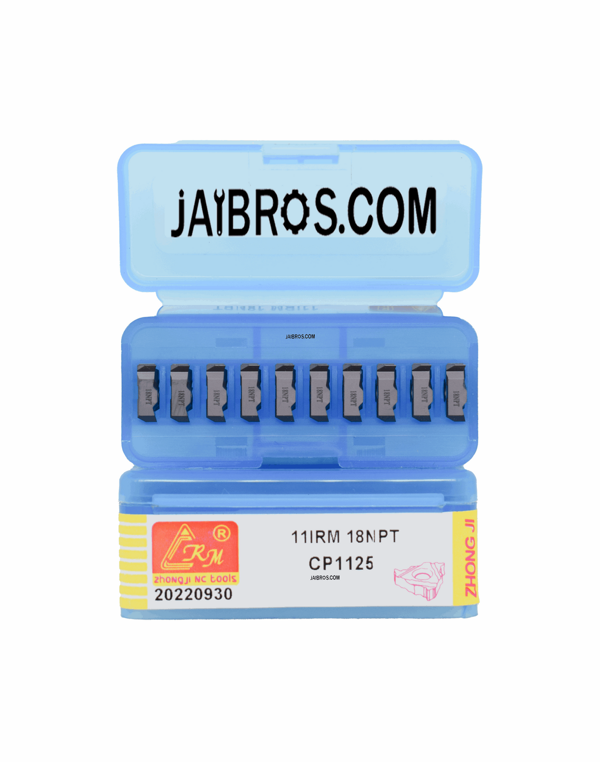 11IR 18NPT internal threading insert TiAlN coated