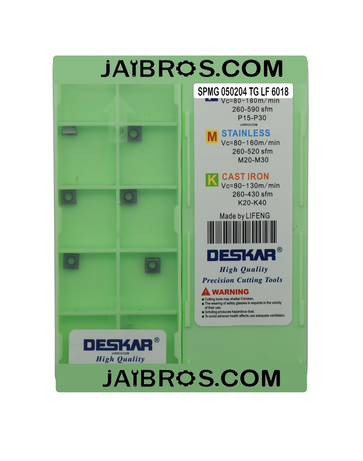 Deskar SPMG LF6018 pack of 10 drilling inserts shop now