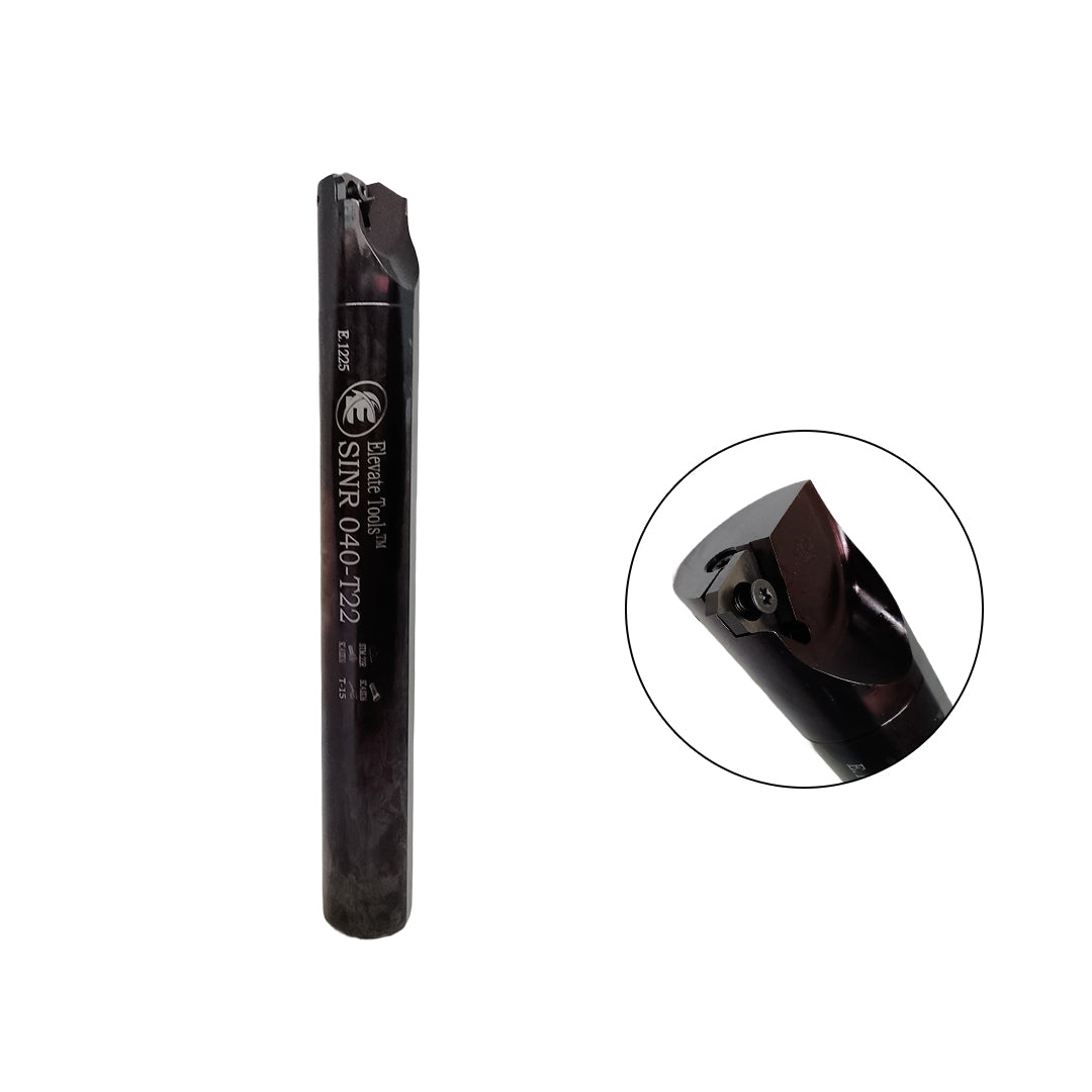 Black metal lathe tool