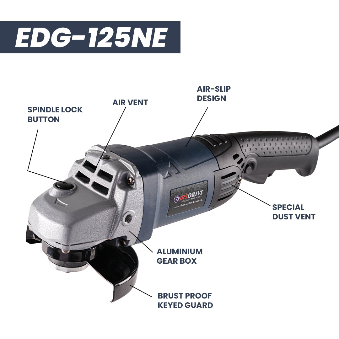 Heavy Duty Angle Grinder with 125 Mm Wheel Dia