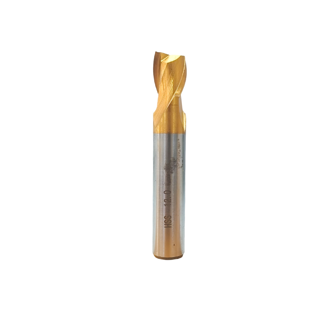 12mm HSS 2-Flute End Mill Cutter