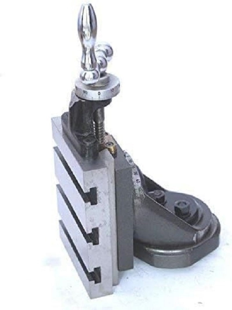Swivel type setup using vertical milling slide for mini lathe