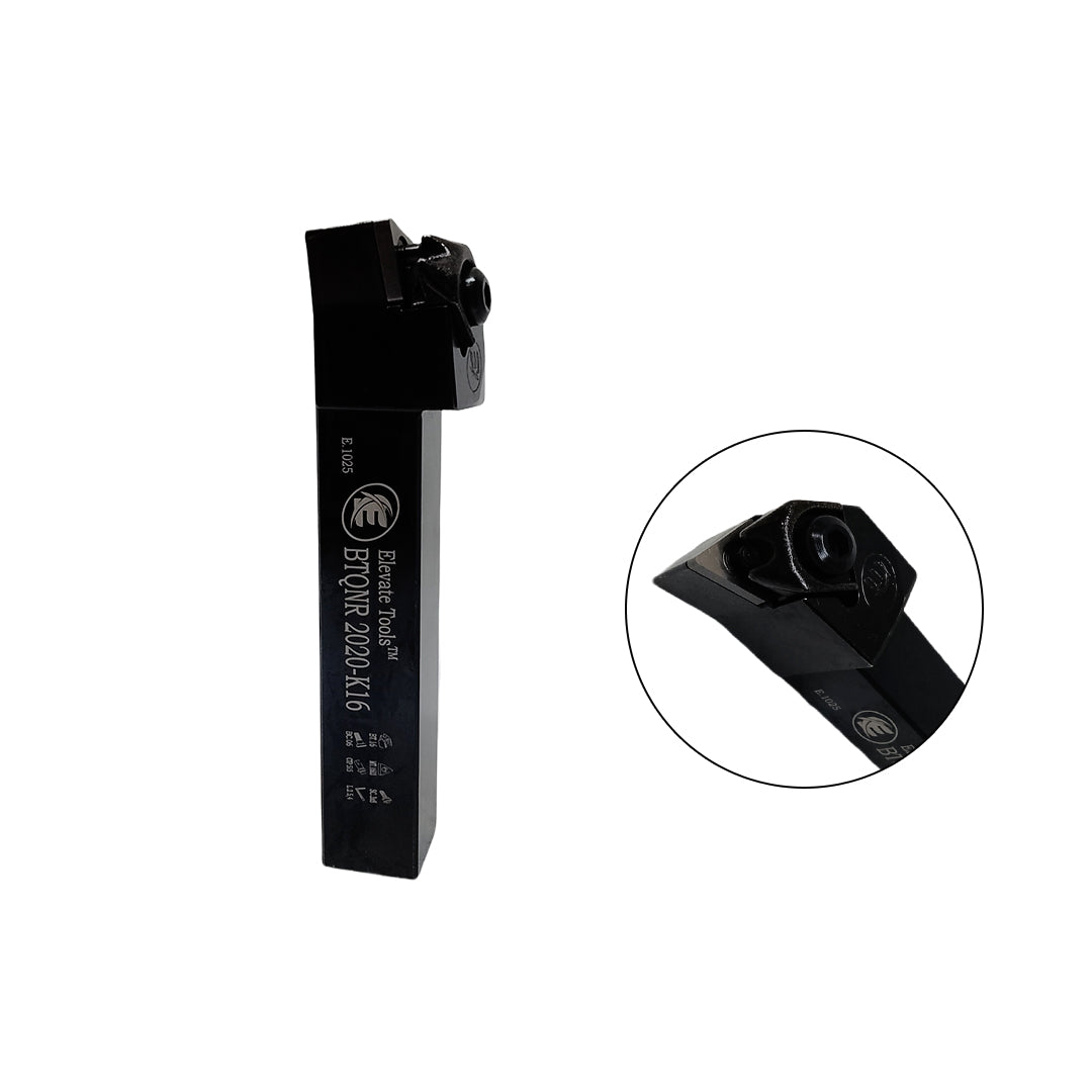 Black metal lathe tool