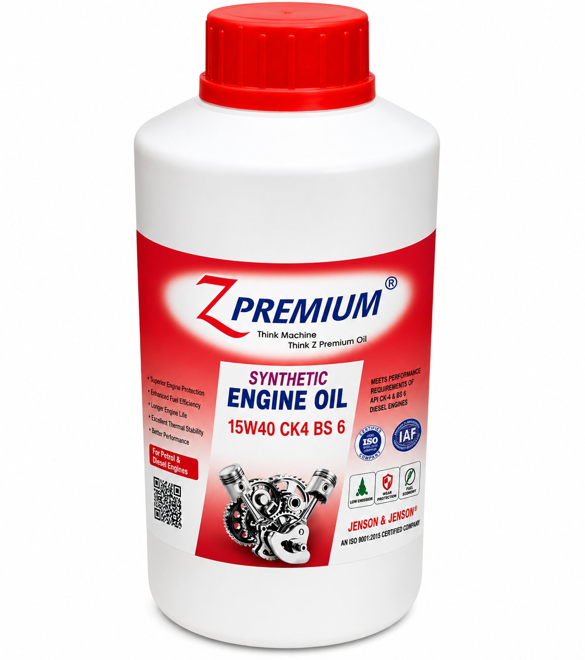 Z PREMIUM Engine Oil 15W40 CK-4 BS6