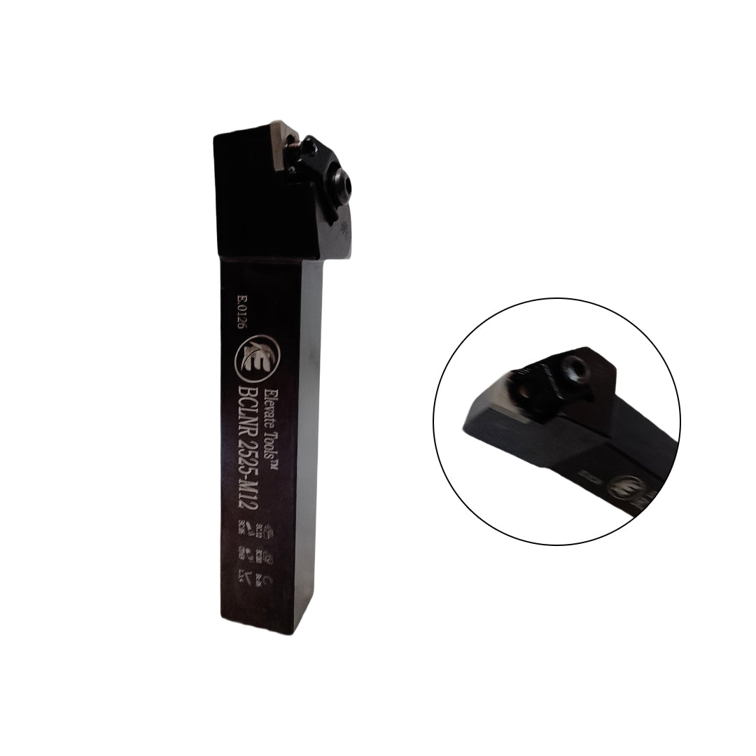 Black metal lathe tool holder