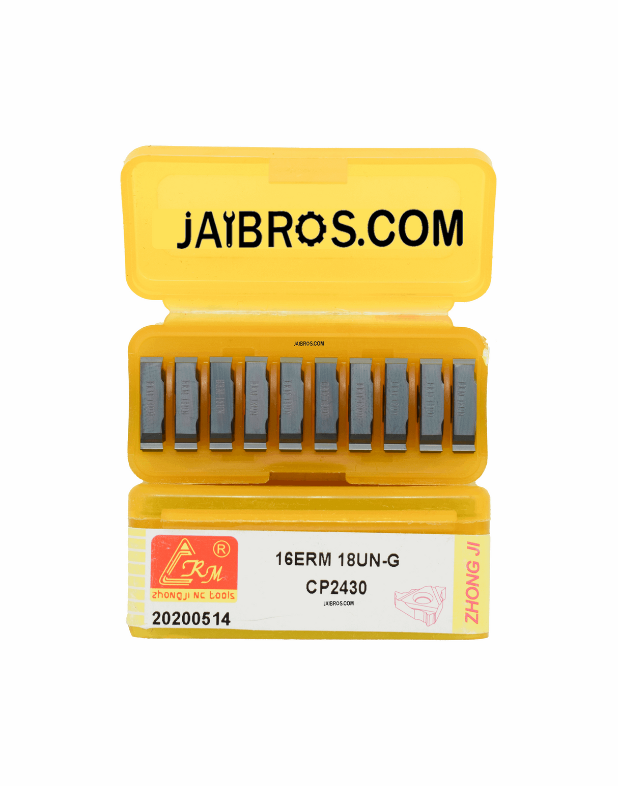 18UN carbide threading insert