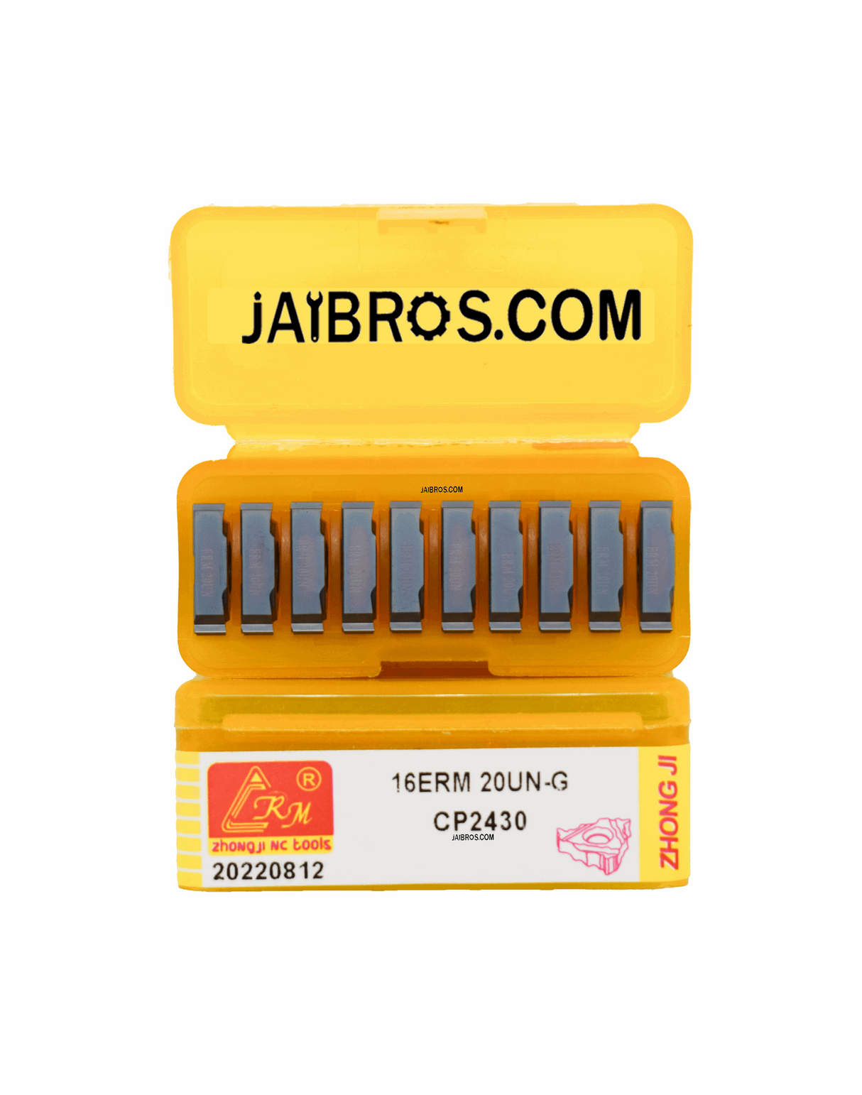 CRM carbide threading insert 16ER 20UN India pack of 10