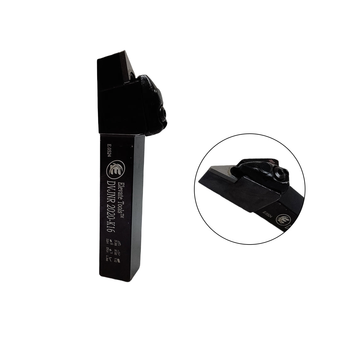 Black metal lathe tool