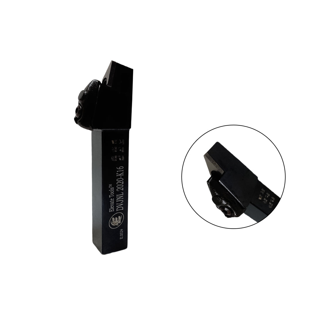 Black metal lathe tool