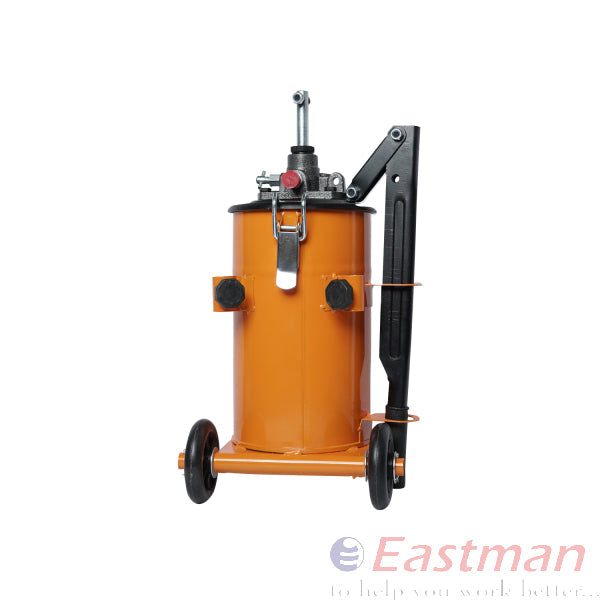 An Eastman grease bucket pump