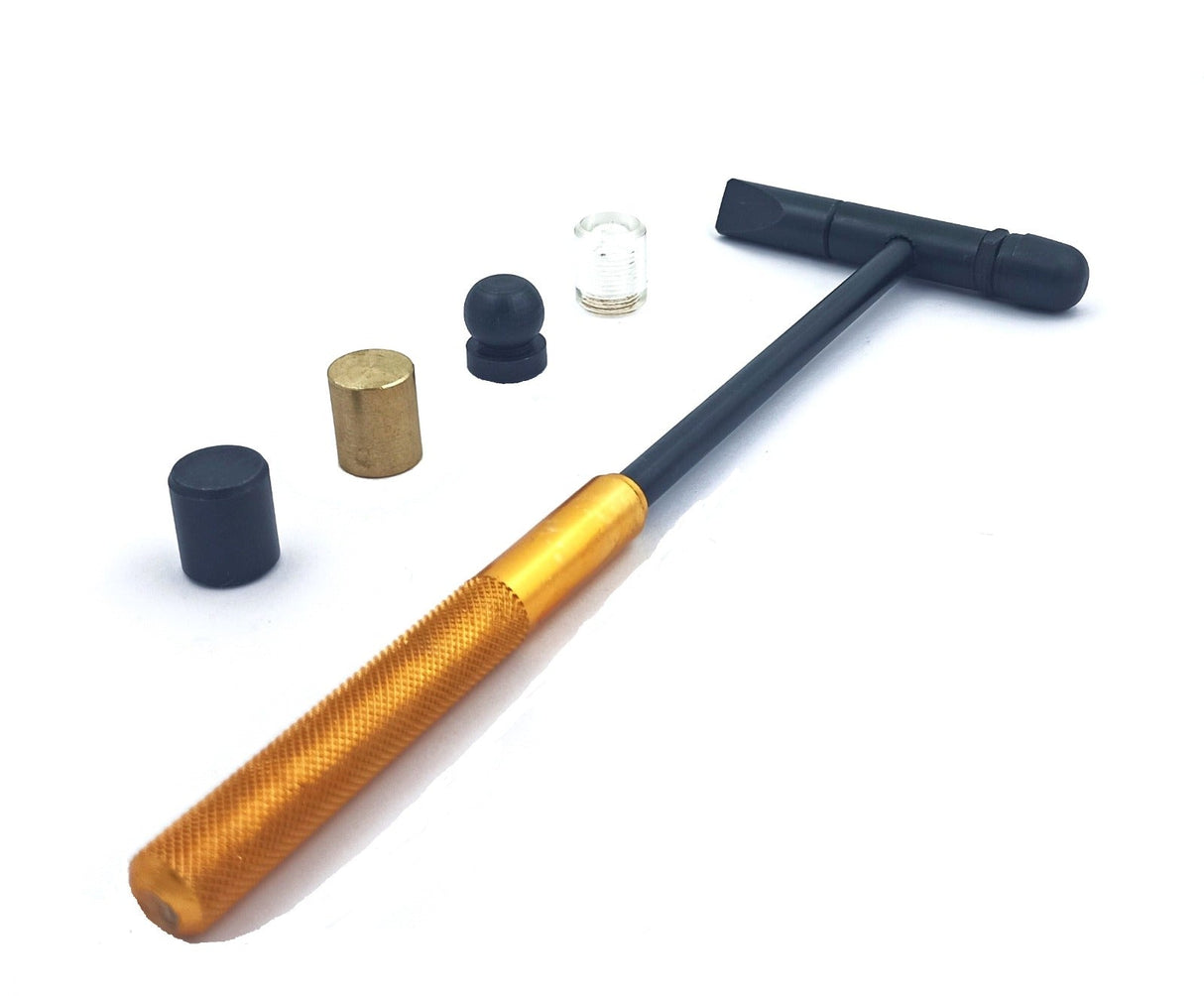 Hobby Hammer With Steel Head & a Steel Handle With Knurled Body Aluminum Grip