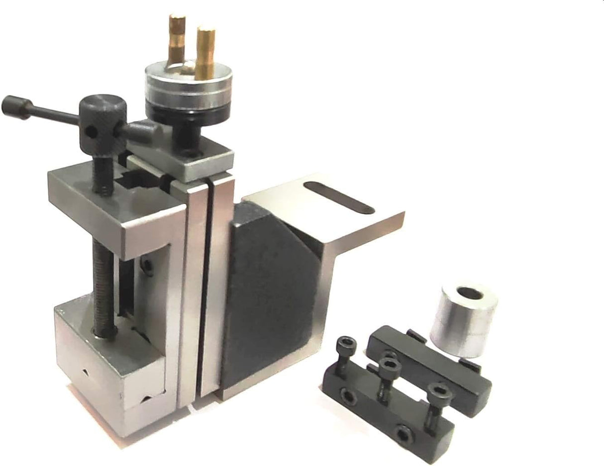 mini lathe vertical slide with steel vice for bench lathes