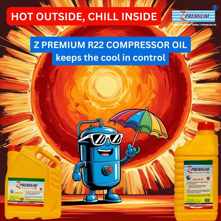 Compressor oil advertisement