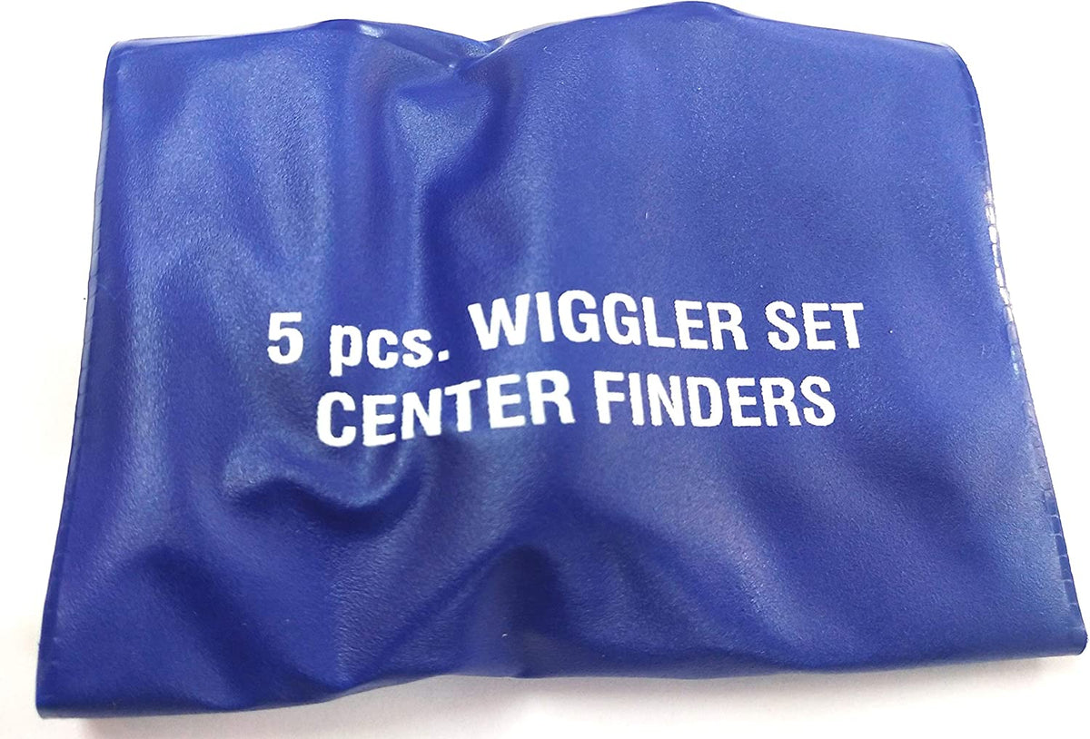 Blue pouch for 5-piece wiggler set center finders
