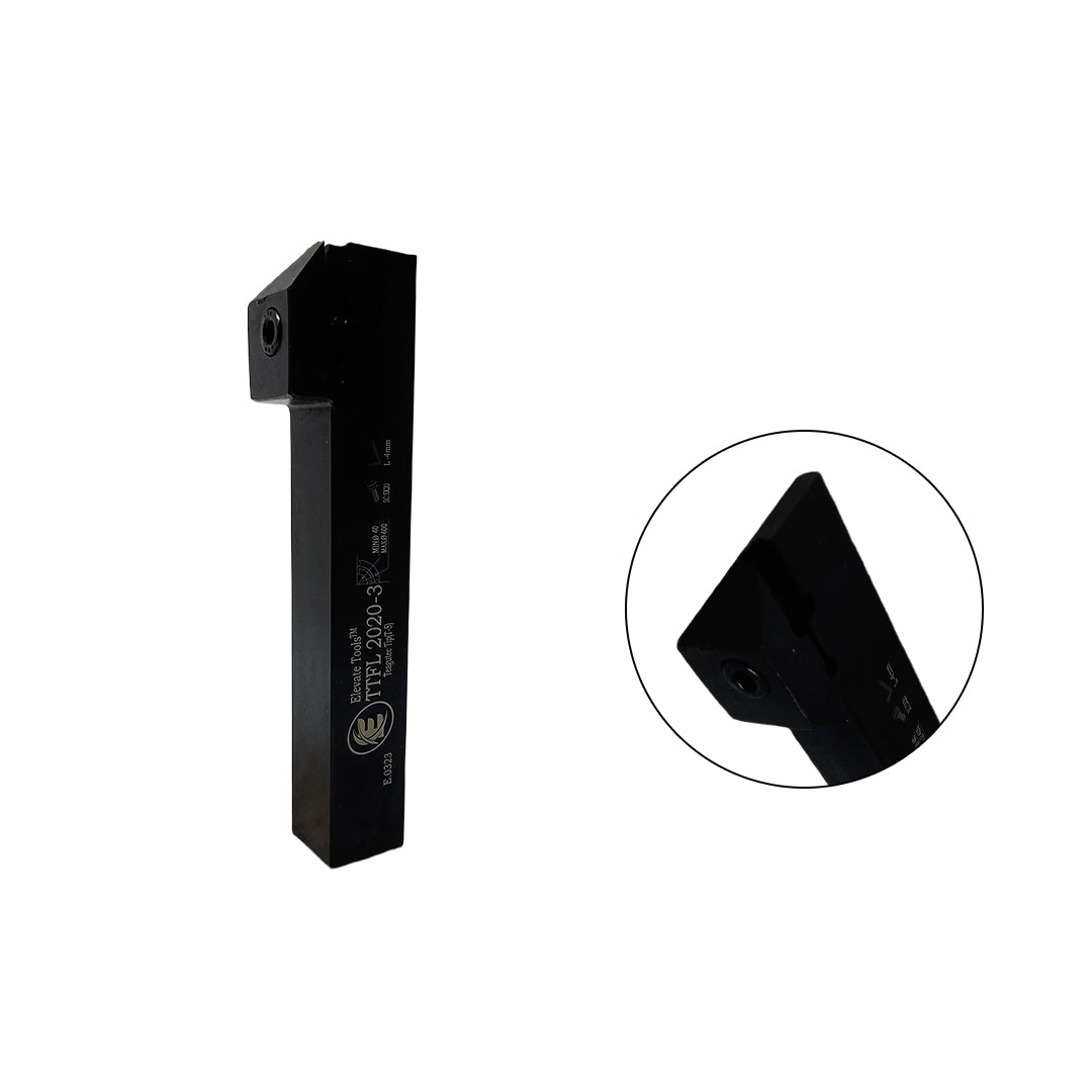 Black metal lathe tool