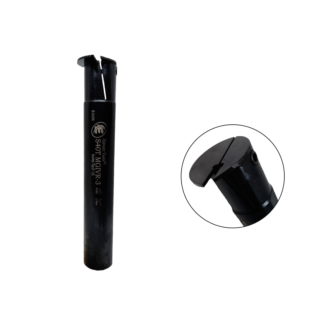 Black metal lathe tool