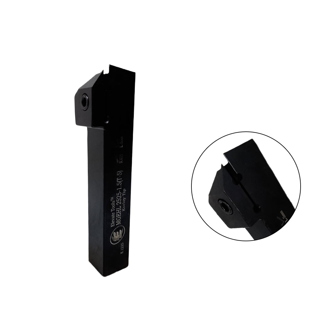 Black metal lathe tool