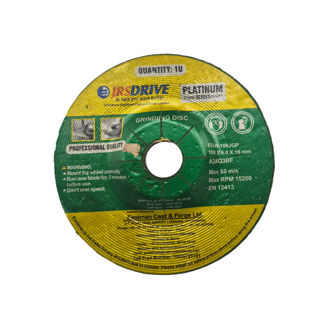 GRINDING WHEEL EGW100JGP.