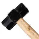 Red handle hammer head