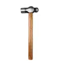 Silver hammer, wood handle