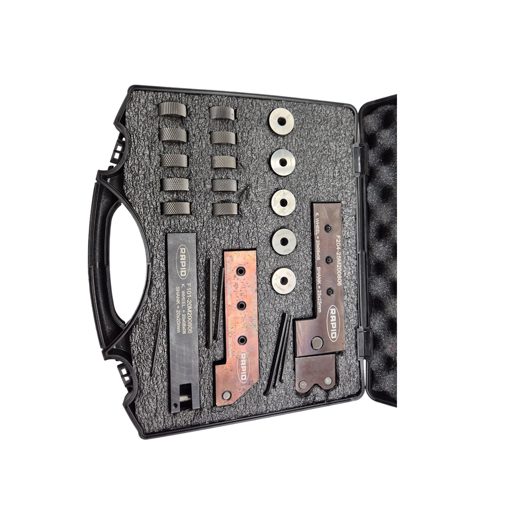 Tool kit with various tools and components