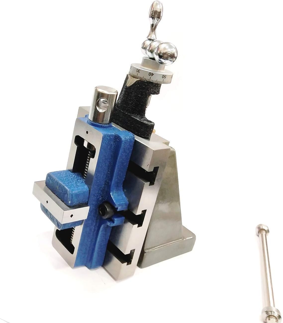 Adjustable angle milling machine vise