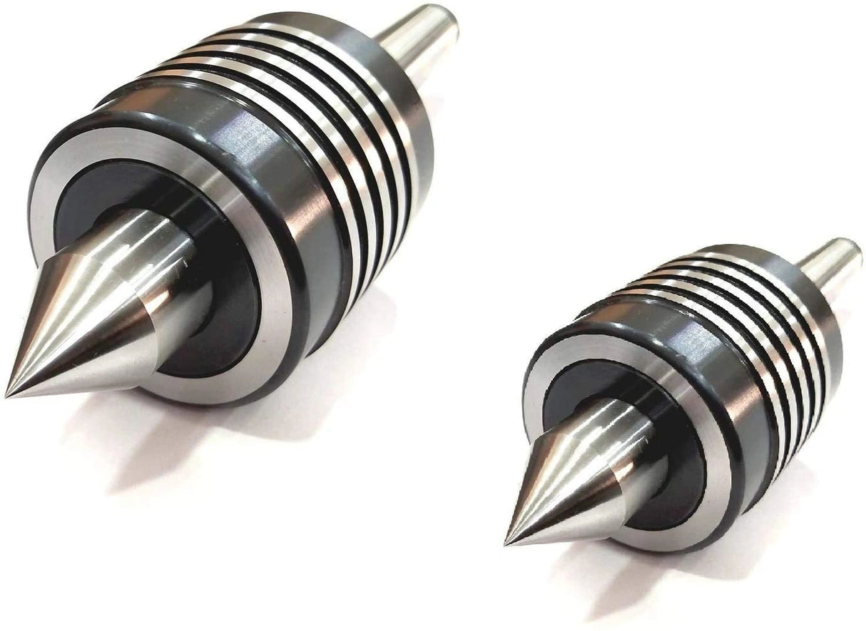 Two lathe centers
