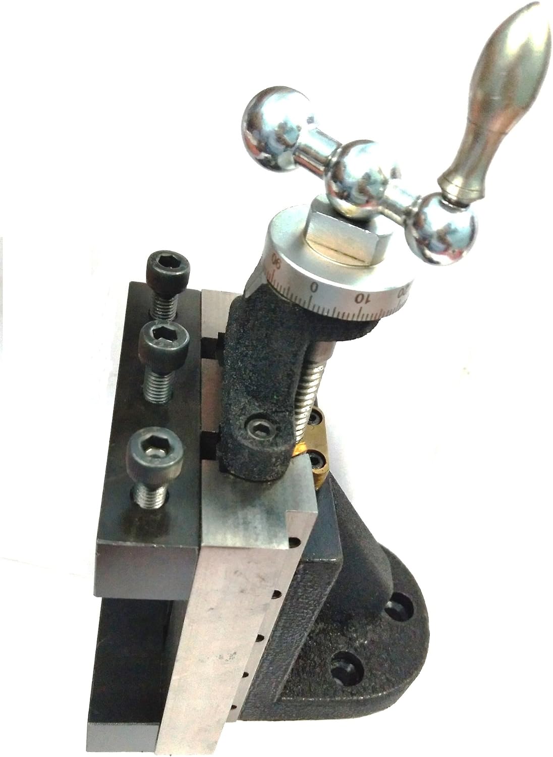 Fixed base setup using Lathe Milling Vertical Slide for accuracy