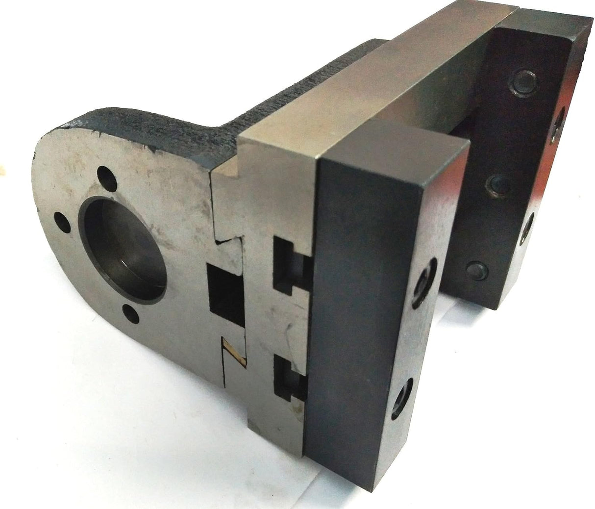 Two slot clamping system on Lathe Milling Vertical Slide shown