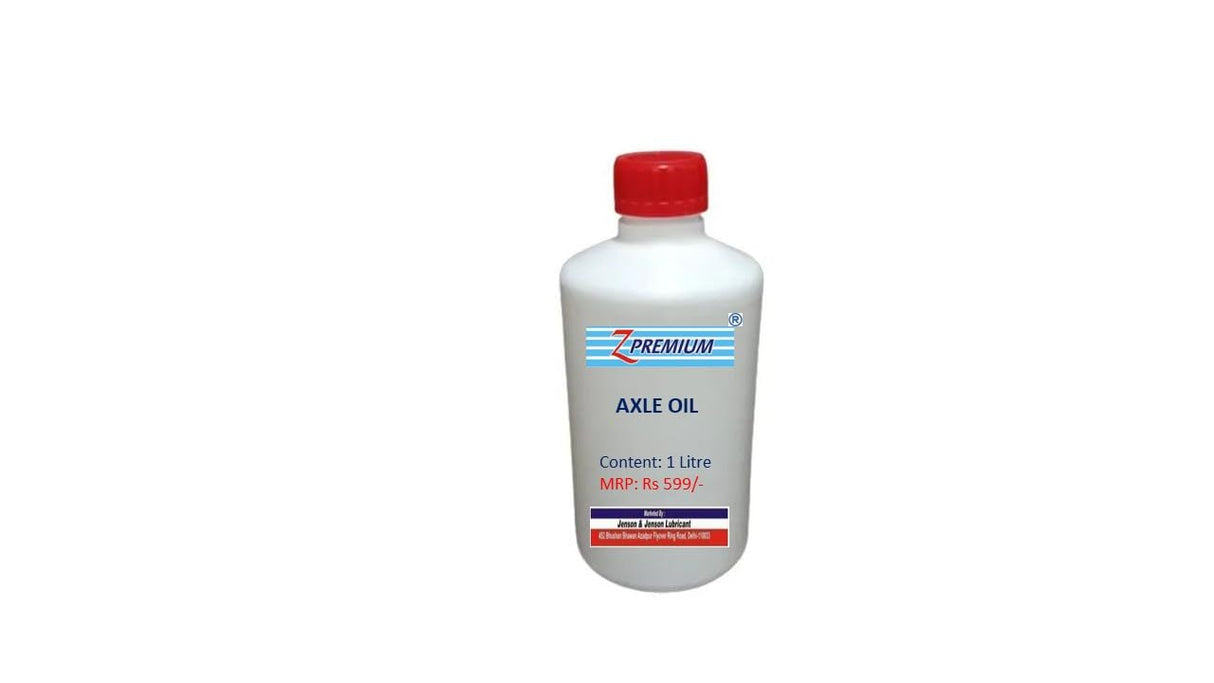 Bottle of axle oil
