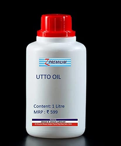 White bottle of Utto Oil