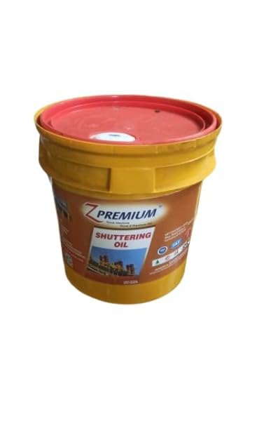 Yellow bucket of Z Premium Shuttering Oil