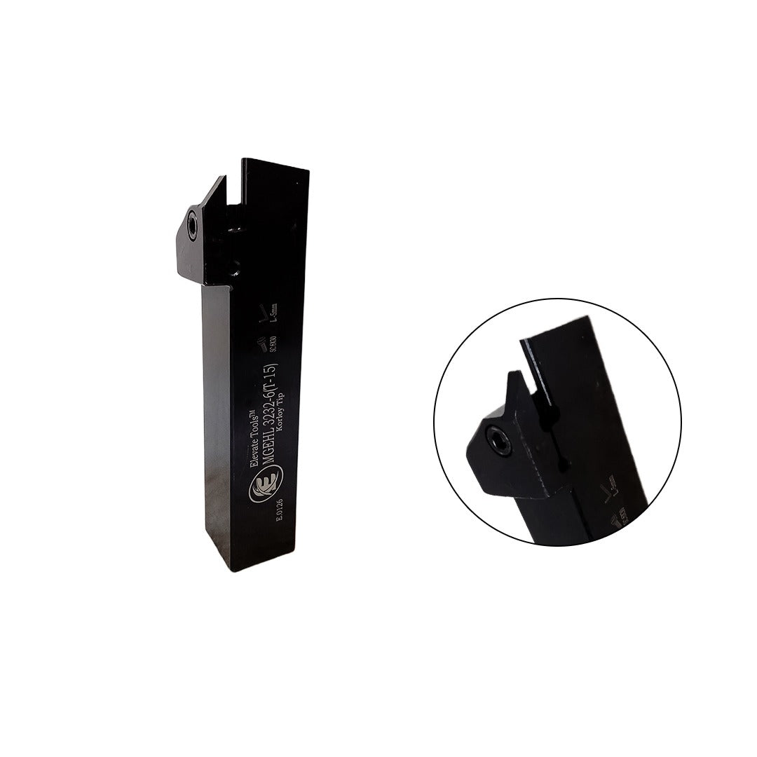Elevate external grooving tool