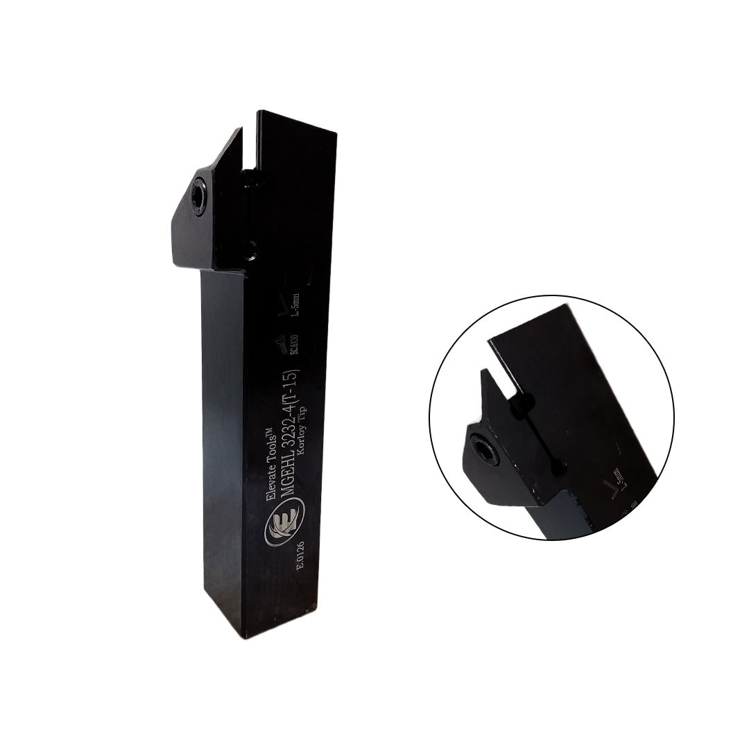 Elevate external grooving tool