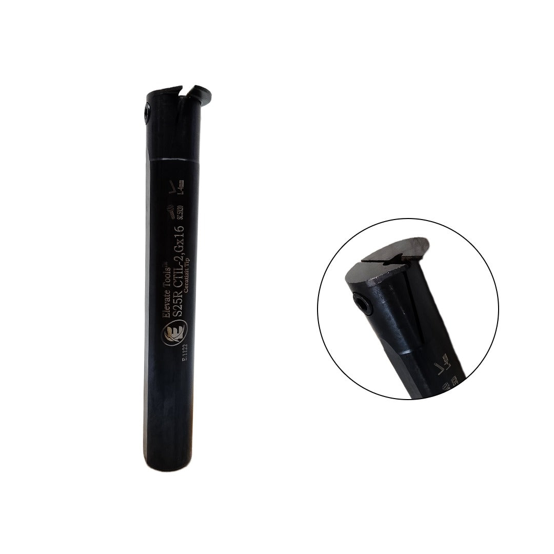 Elevate internal grooving tool holder