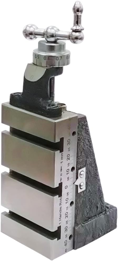 Vertical Milling Slide Mounted on Z Type Angle Plate -Direct Fit for Mini Lathe Machine